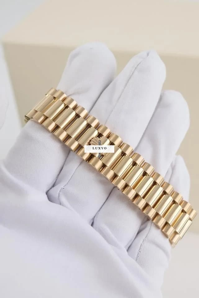 Rolex Day-Date 36  128238 Original Papiere + Box LC 100 First Buyer´s Invoice 2024 White Stick Dial - Thumbnail 10