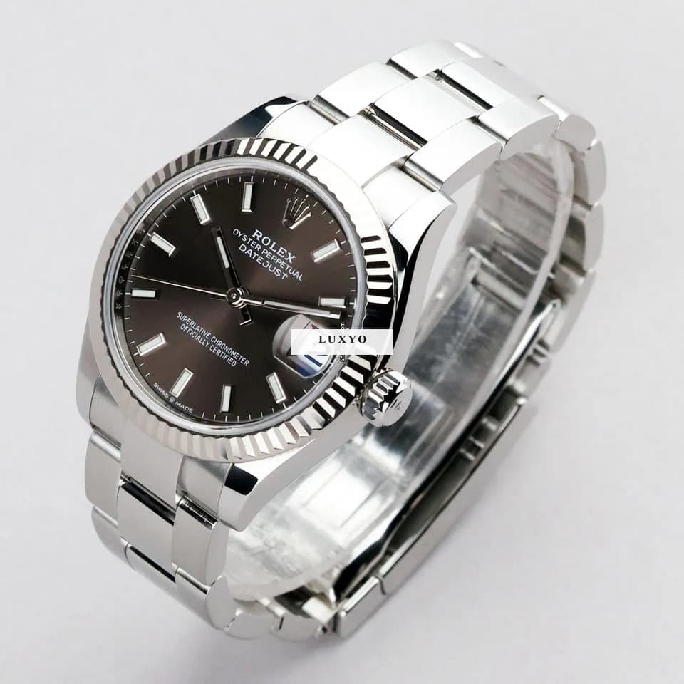 Rolex Datejust 31 MM Steel Dark Rhodium Dial - Thumbnail 4