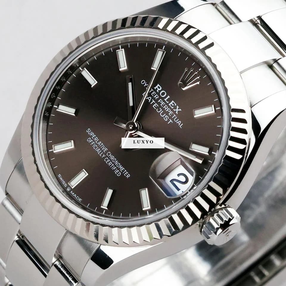 Rolex Datejust 31 MM Steel Dark Rhodium Dial - Thumbnail 5