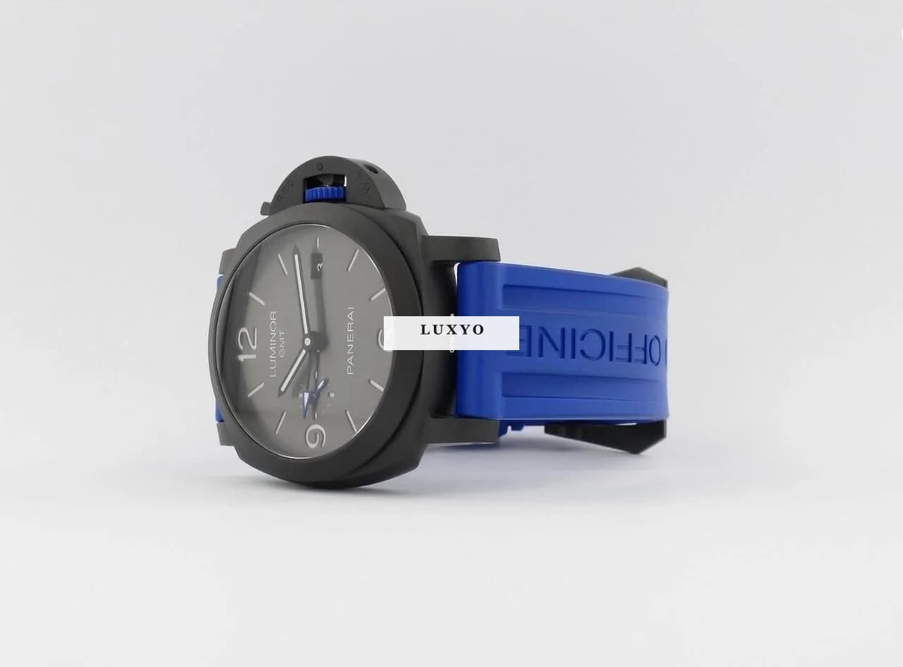 Panerai Luminor Base GMT Bucherer Blue Limited Edition 288 Pieces - Thumbnail 4