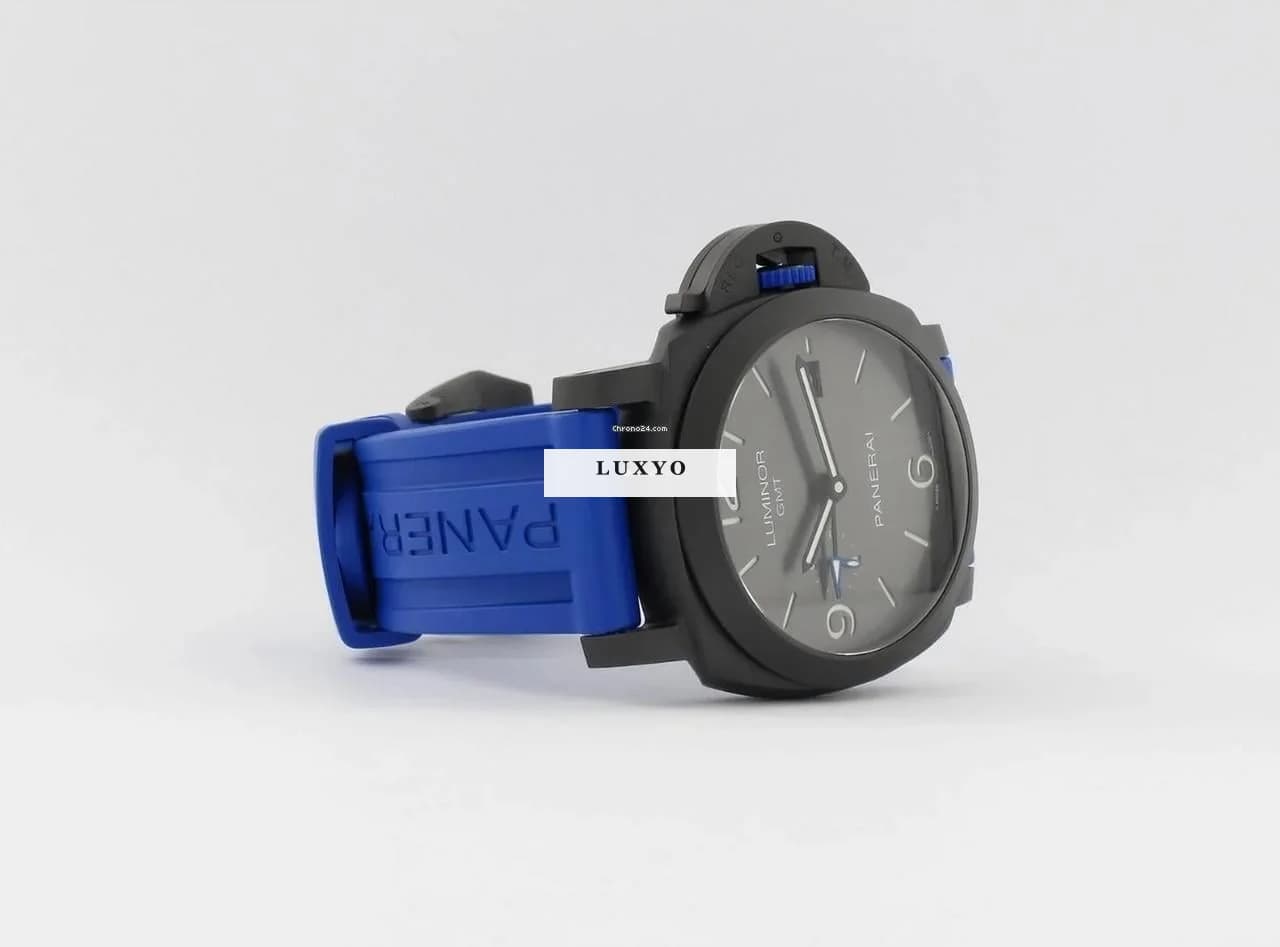 Panerai Luminor Base GMT Bucherer Blue Limited Edition 288 Pieces - Thumbnail 5