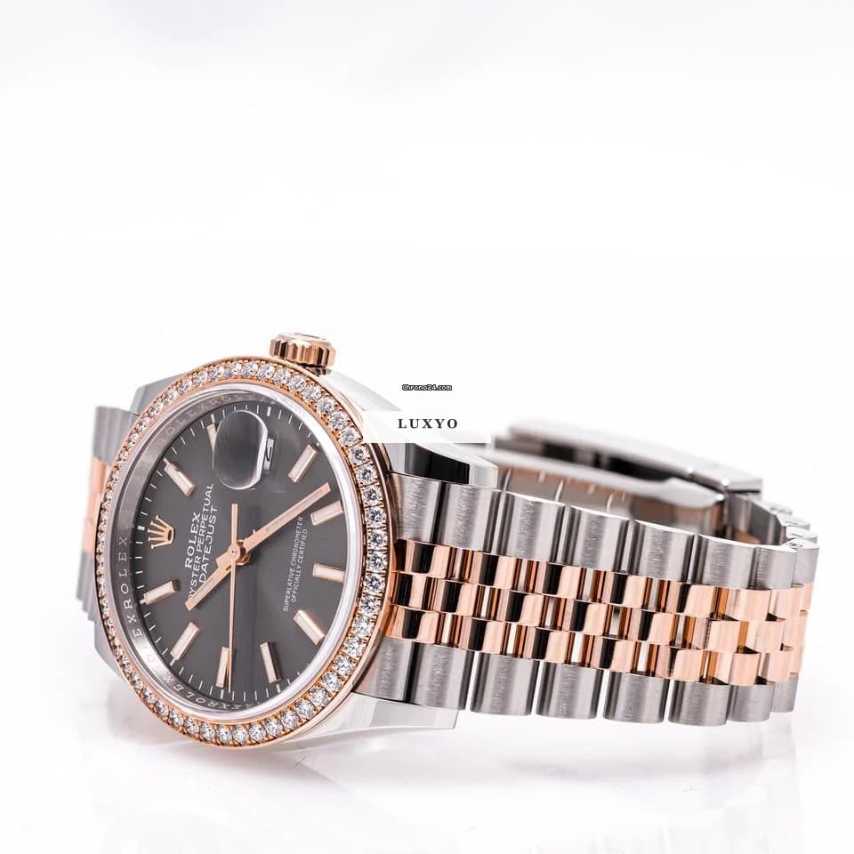 Rolex Datejust 36 Factory Diamond – 126281RBR – like NEW – 10/2020 Full Set - Thumbnail 11