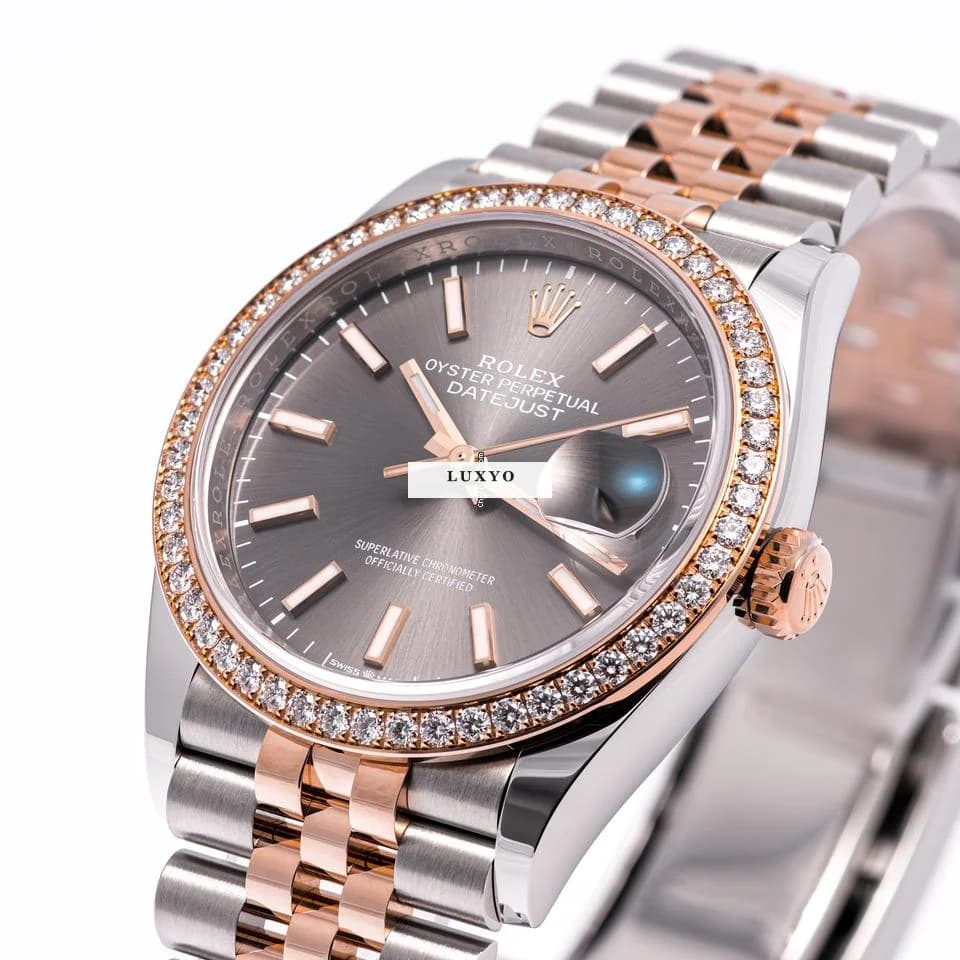 Rolex Datejust 36 Factory Diamond – 126281RBR – like NEW – 10/2020 Full Set - Thumbnail 7