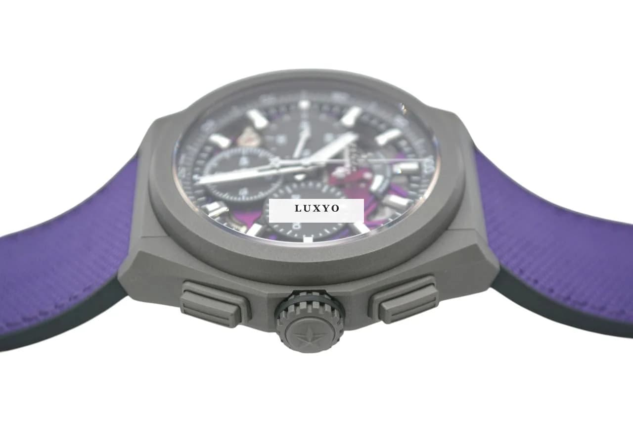 Zenith Defy El Primero 21 Ultraviolet Ref: 97.9001.9004/80.R922 44mm Automatic Chronograph Titanium Original Box - Thumbnail 15