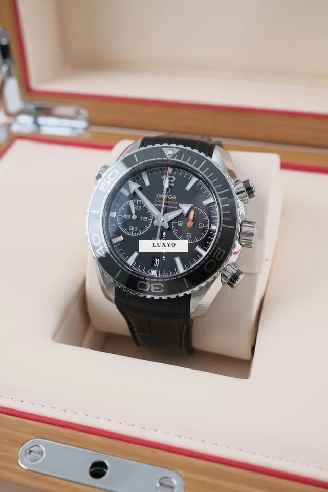 Omega Seamaster Planet Ocean 600M 21533465101001 Original Papiere + Box GERMAN Delivered 3 Straps - Thumbnail 2