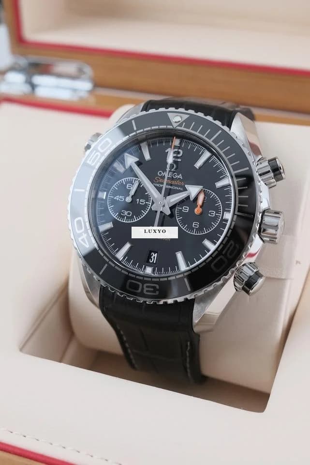 Omega Seamaster Planet Ocean 600M 21533465101001 Original Papiere + Box GERMAN Delivered 3 Straps - Thumbnail 3