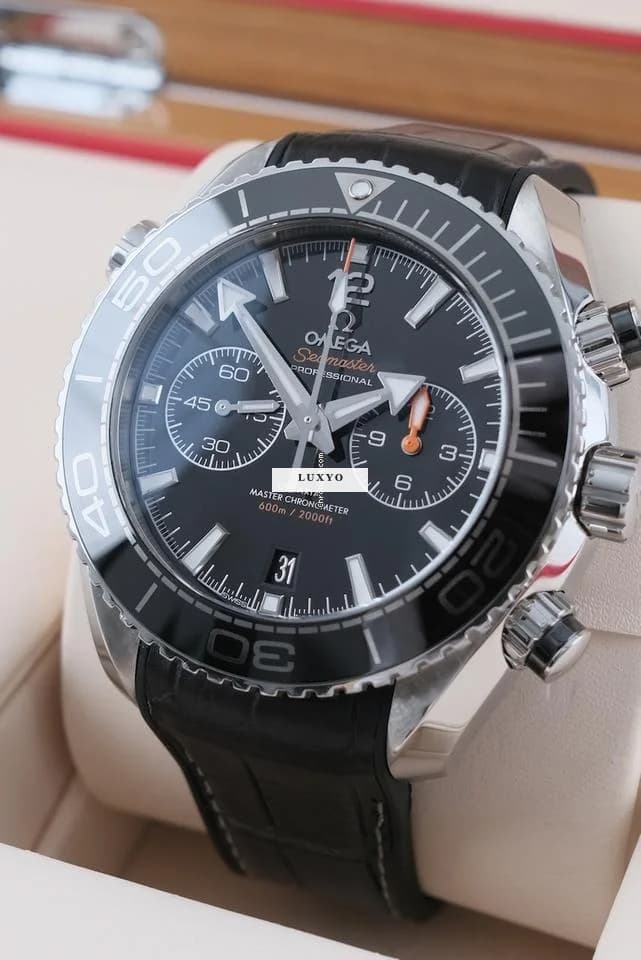 Omega Seamaster Planet Ocean 600M 21533465101001 Original Papiere + Box GERMAN Delivered 3 Straps - Thumbnail 4