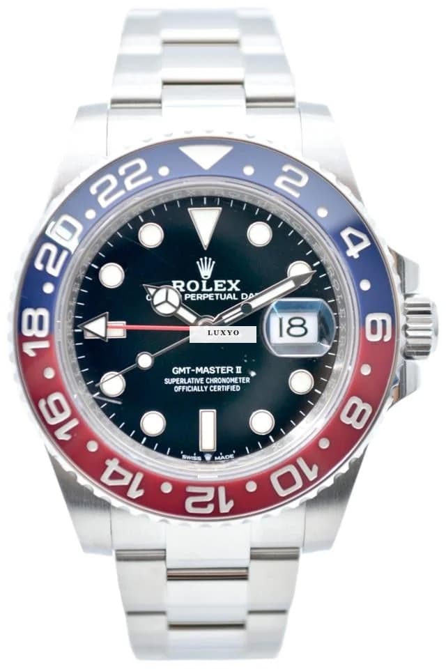 Rolex GMT-Master II Ref: 126710BLRO 40mm Automatic Steel Oyster Ceramic Pepsi Bezel Box+Papers - Image 1