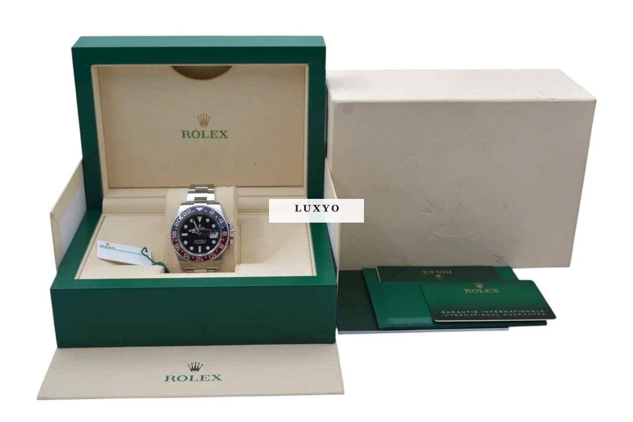 Rolex GMT-Master II Ref: 126710BLRO 40mm Automatic Steel Oyster Ceramic Pepsi Bezel Box+Papers - Thumbnail 2