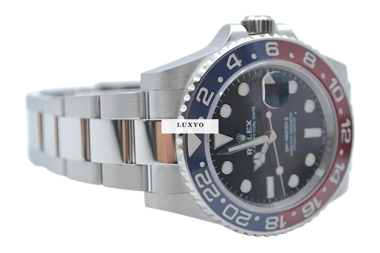 Rolex GMT-Master II Ref: 126710BLRO 40mm Automatic Steel Oyster Ceramic Pepsi Bezel Box+Papers - Thumbnail 11