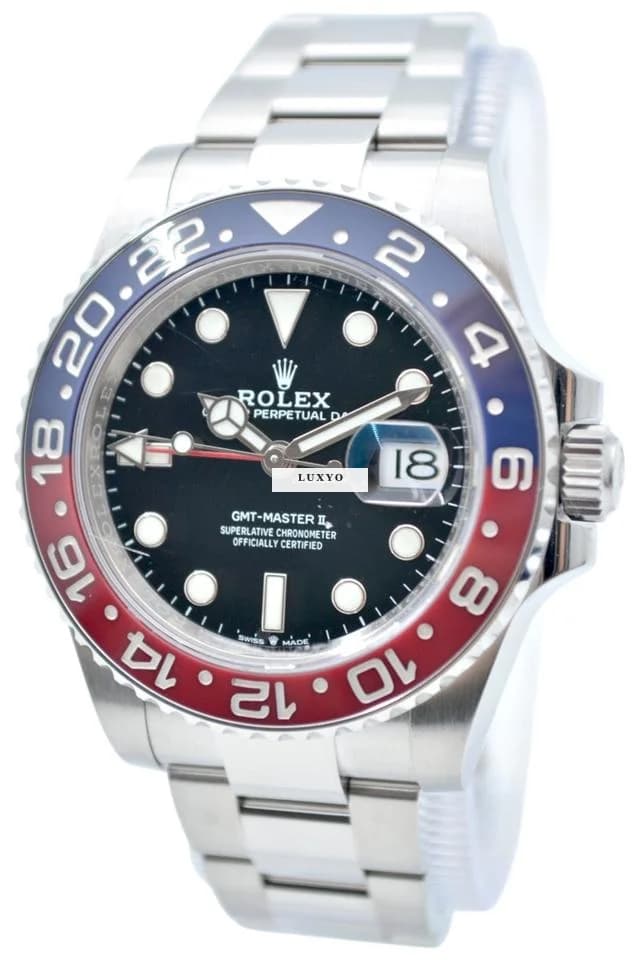 Rolex GMT-Master II Ref: 126710BLRO 40mm Automatic Steel Oyster Ceramic Pepsi Bezel Box+Papers - Thumbnail 5