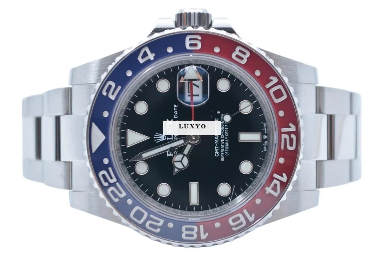 Rolex GMT-Master II Ref: 126710BLRO 40mm Automatic Steel Oyster Ceramic Pepsi Bezel Box+Papers - Thumbnail 6