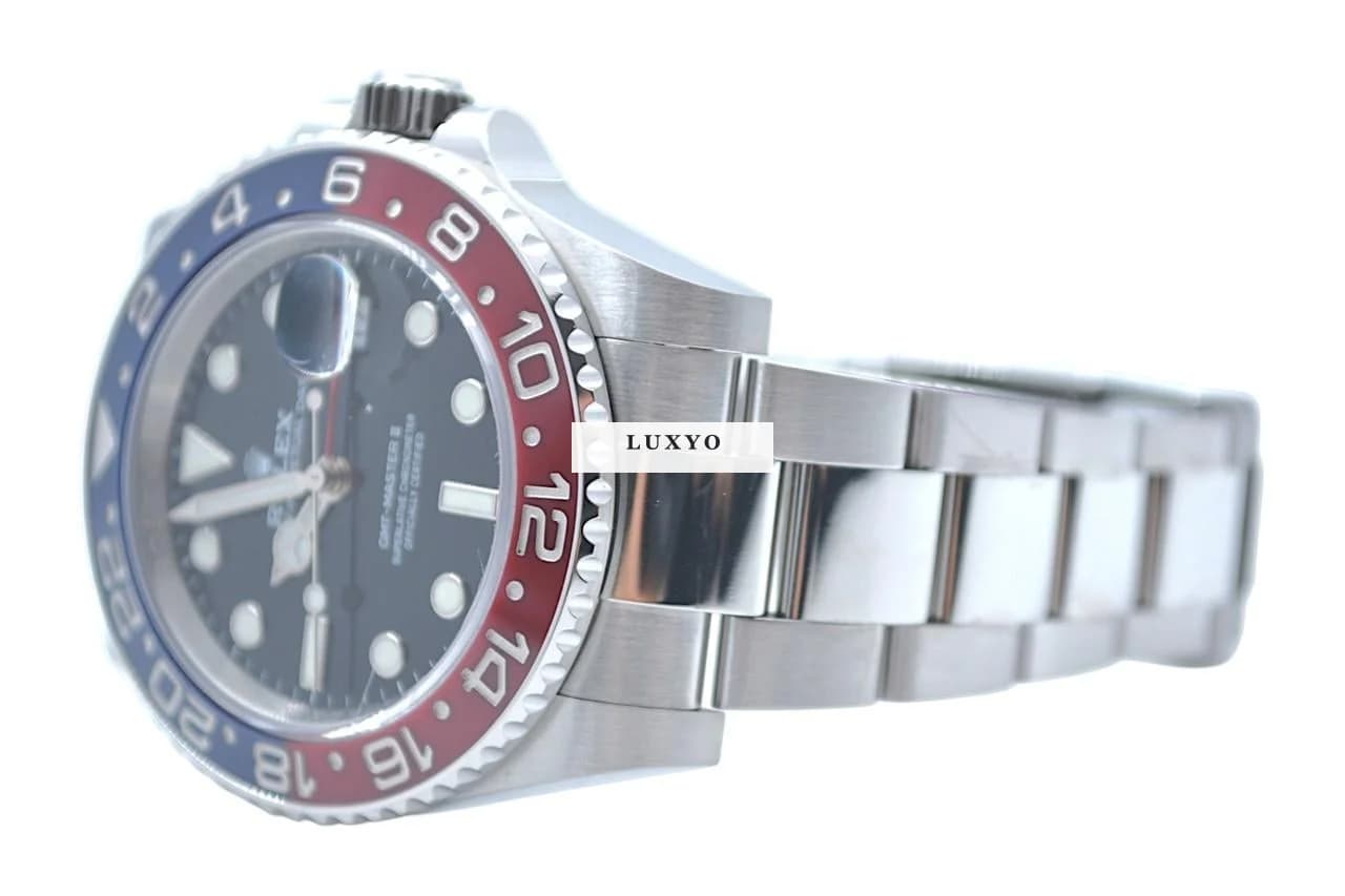 Rolex GMT-Master II Ref: 126710BLRO 40mm Automatic Steel Oyster Ceramic Pepsi Bezel Box+Papers - Thumbnail 7