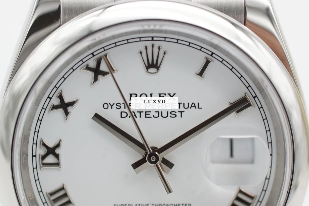Rolex Oyster Datejust 36 Weiß 126200 Full-Set 2022 - Thumbnail 4