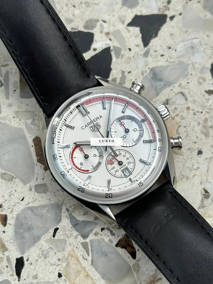 TAG Heuer Carrera (FULL Guaranty 09.2028) Chronosprint X Porsche Full Set - Thumbnail 2