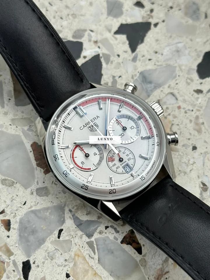 TAG Heuer Carrera (FULL Guaranty 09.2028) Chronosprint X Porsche Full Set - Thumbnail 11