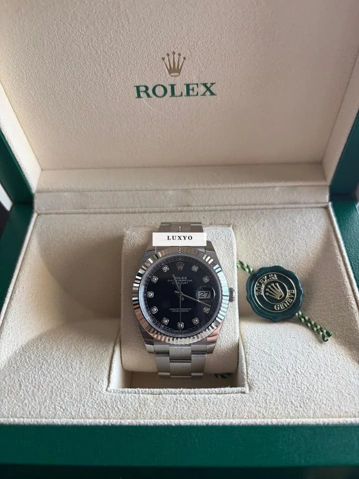 Rolex Datejust 41 Rolex Datejust 41 mit Diamanten, Fullset, ungetragen - Thumbnail 2
