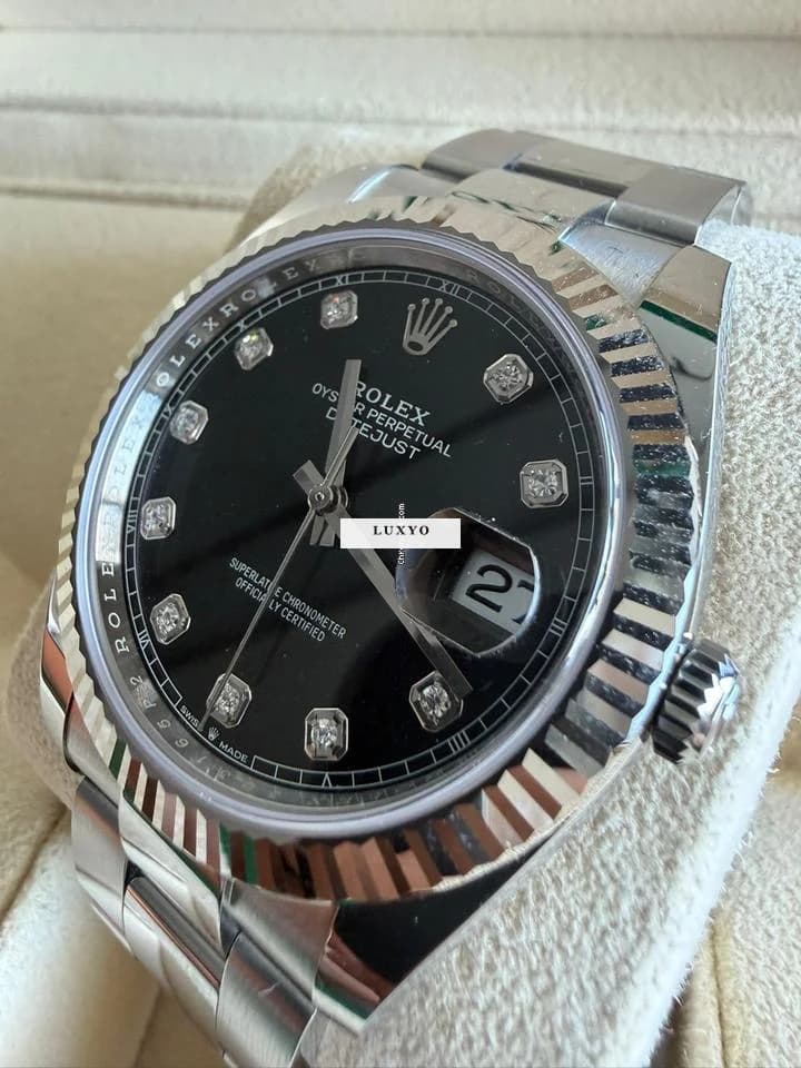 Rolex Datejust 41 Rolex Datejust 41 mit Diamanten, Fullset, ungetragen - Thumbnail 3