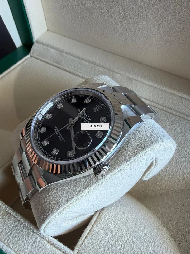 Rolex Datejust 41 Rolex Datejust 41 mit Diamanten, Fullset, ungetragen - Thumbnail 4