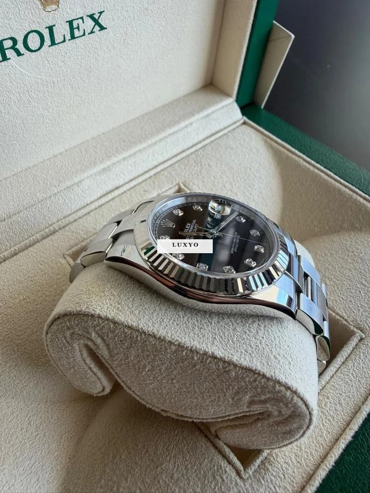 Rolex Datejust 41 Rolex Datejust 41 mit Diamanten, Fullset, ungetragen - Thumbnail 5