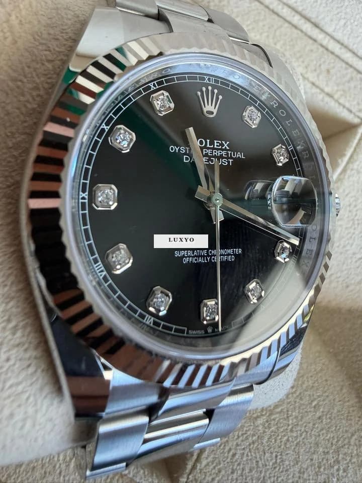 Rolex Datejust 41 Rolex Datejust 41 mit Diamanten, Fullset, ungetragen - Thumbnail 7