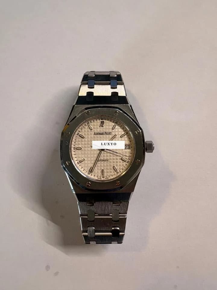 Audemars Piguet Royal Oak Ref. 14790ST White Tapisserie Dial / Excellent Condition - Thumbnail 3