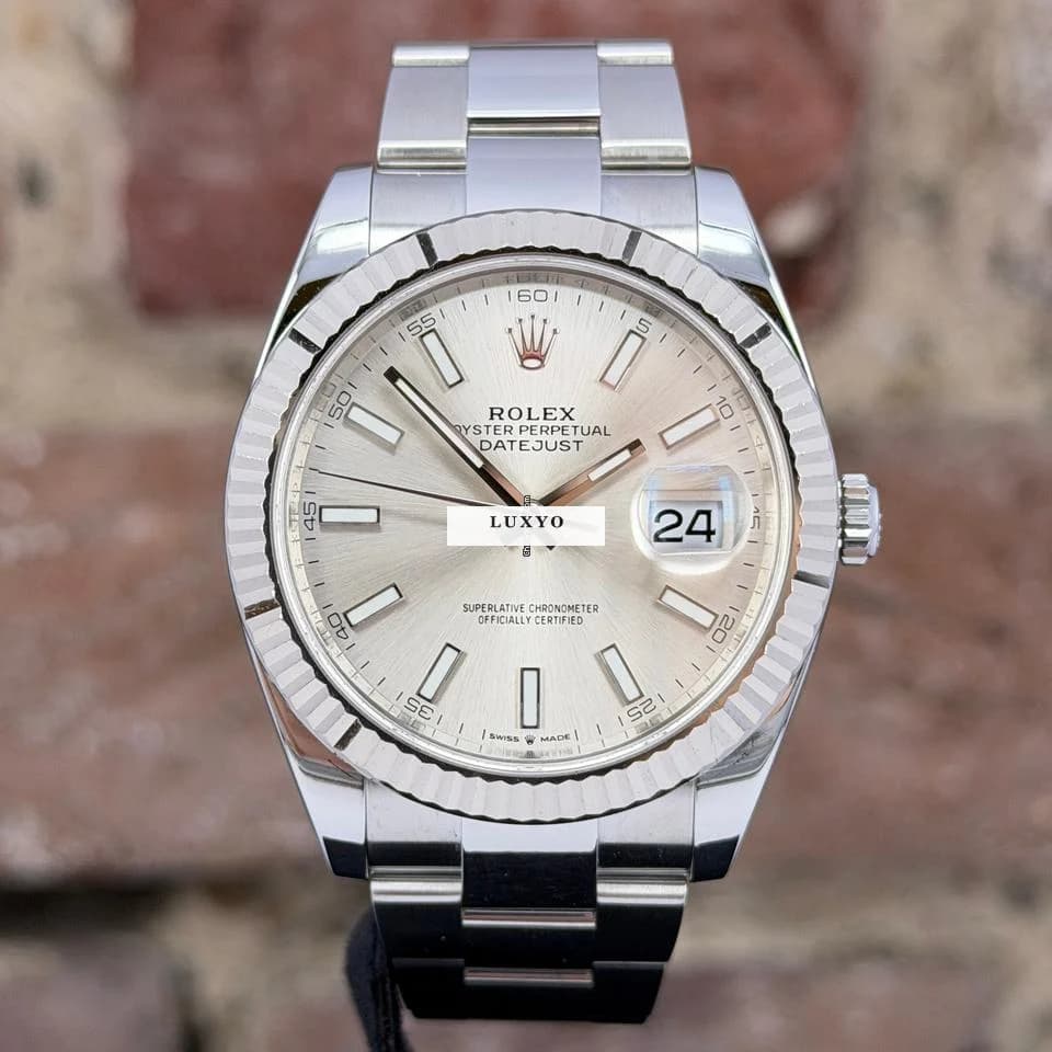 Rolex Datejust 41 silber 2021 - Image 1