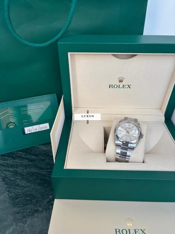 Rolex Datejust 36 Rolex Datejust 36 Ref. 126200 – Silver Dial – Oyster Bracele - Thumbnail 7