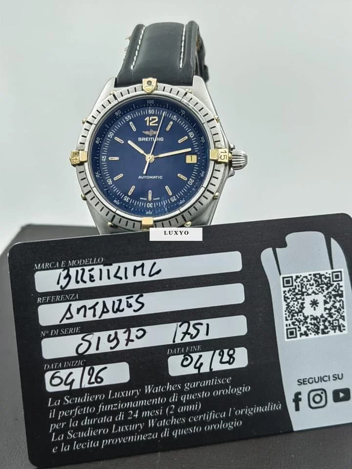 Breitling Antares 39mm Blue - Unpolished - Original Box - Warranty 2028 - Thumbnail 7