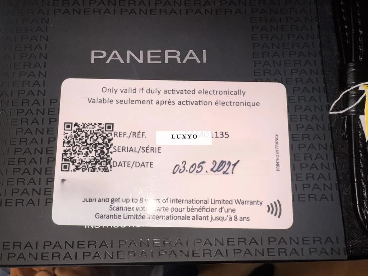 Panerai Luminor Blue A Note 8 Gmt Full Set, Special Edition mit viel Zubehör & Extra Bändern - Thumbnail 6