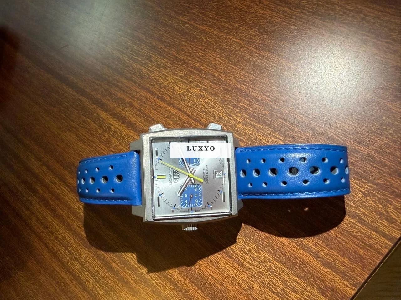 TAG Heuer Monaco Racing Blue Limited Edition Montre tag heuer - Thumbnail 4