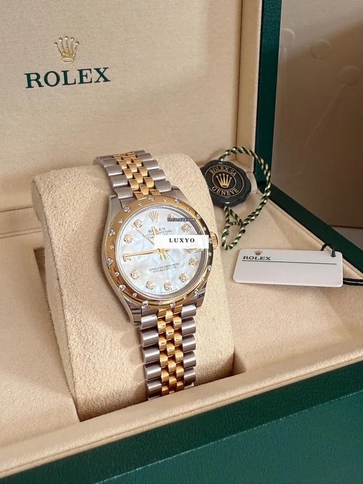 Rolex Datejust 31 Full Set • Mother of Pearl Dial • Domed Bezel - Image 1