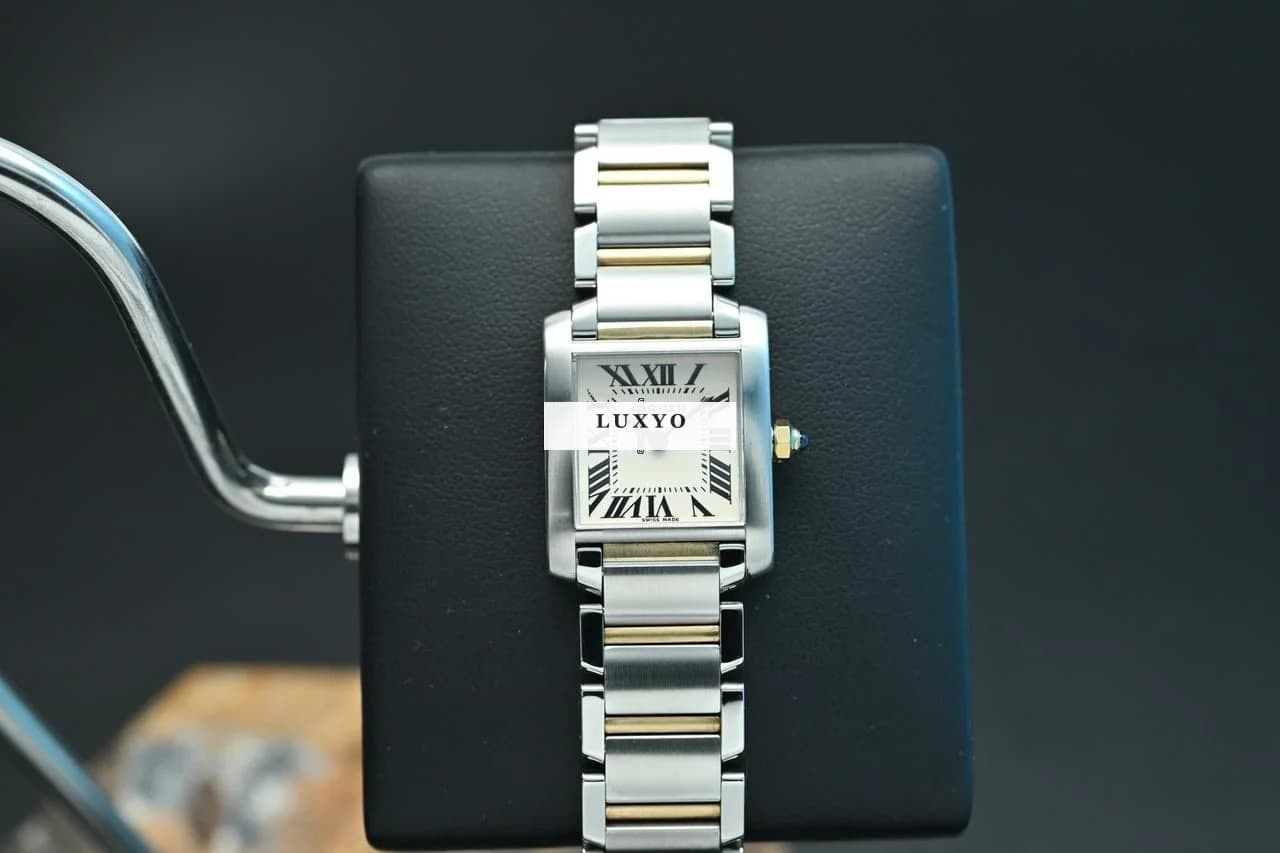Cartier Tank Francaise ref: 2384 Gold & Steel - Great Condition - Image 1