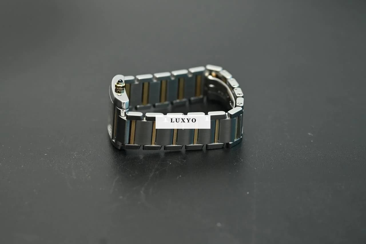 Cartier Tank Francaise ref: 2384 Gold & Steel - Great Condition - Thumbnail 7