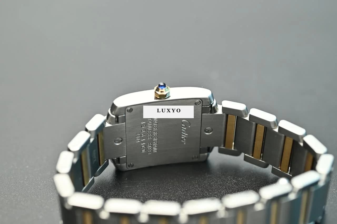 Cartier Tank Francaise ref: 2384 Gold & Steel - Great Condition - Thumbnail 10
