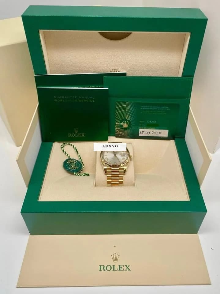 Rolex Day-Date 40 Gelbgold Automatik 228238 Original Papiere + Box - Thumbnail 11