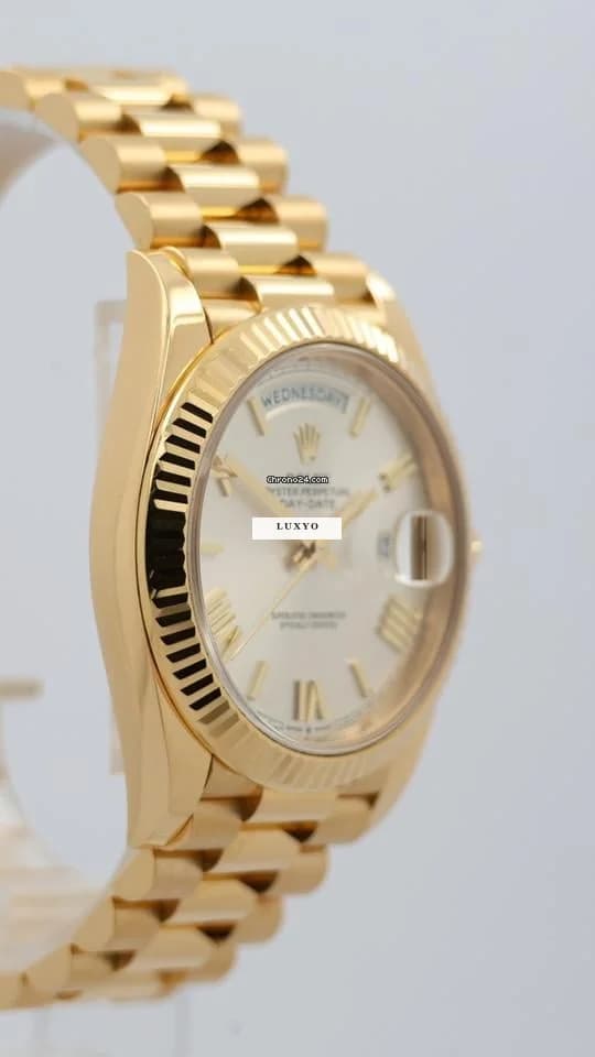 Rolex Day-Date 40 Gelbgold Automatik 228238 Original Papiere + Box - Thumbnail 10