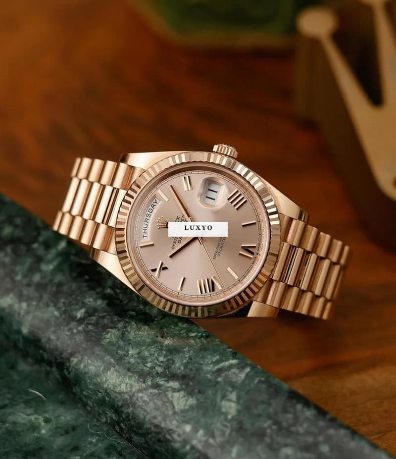 Rolex Everose-gold Day-Date 40, 06/2020 - Image 1