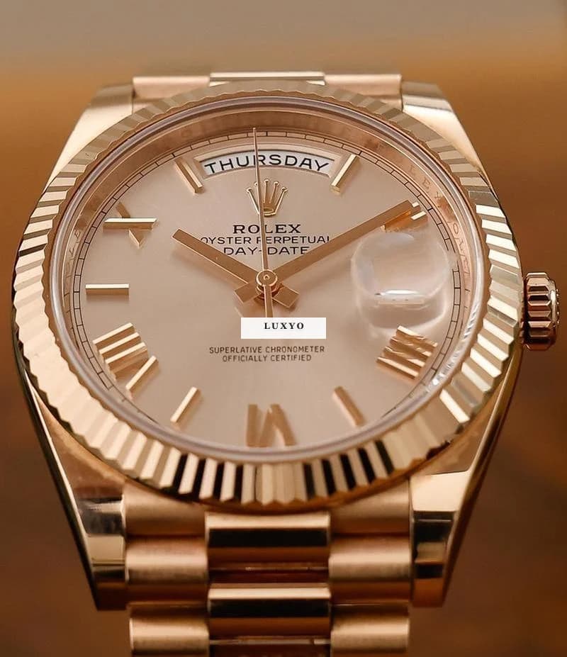 Rolex Everose-gold Day-Date 40, 06/2020 - Thumbnail 6