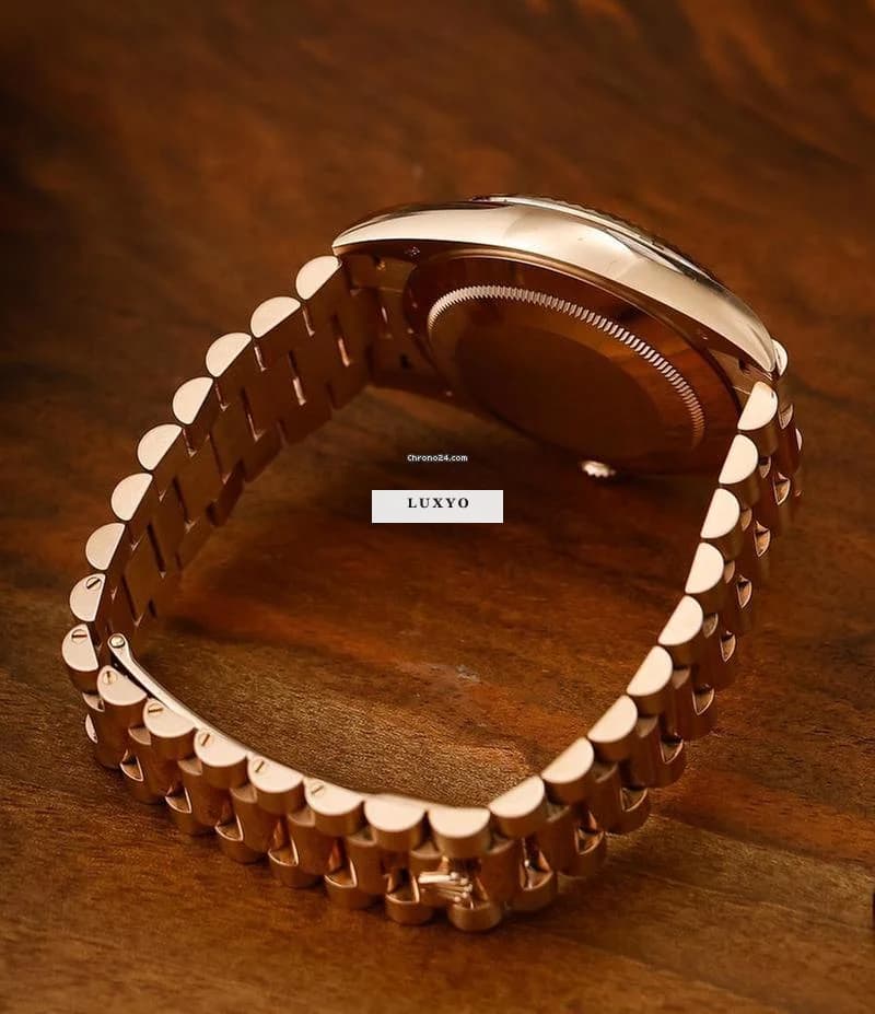 Rolex Everose-gold Day-Date 40, 06/2020 - Thumbnail 9