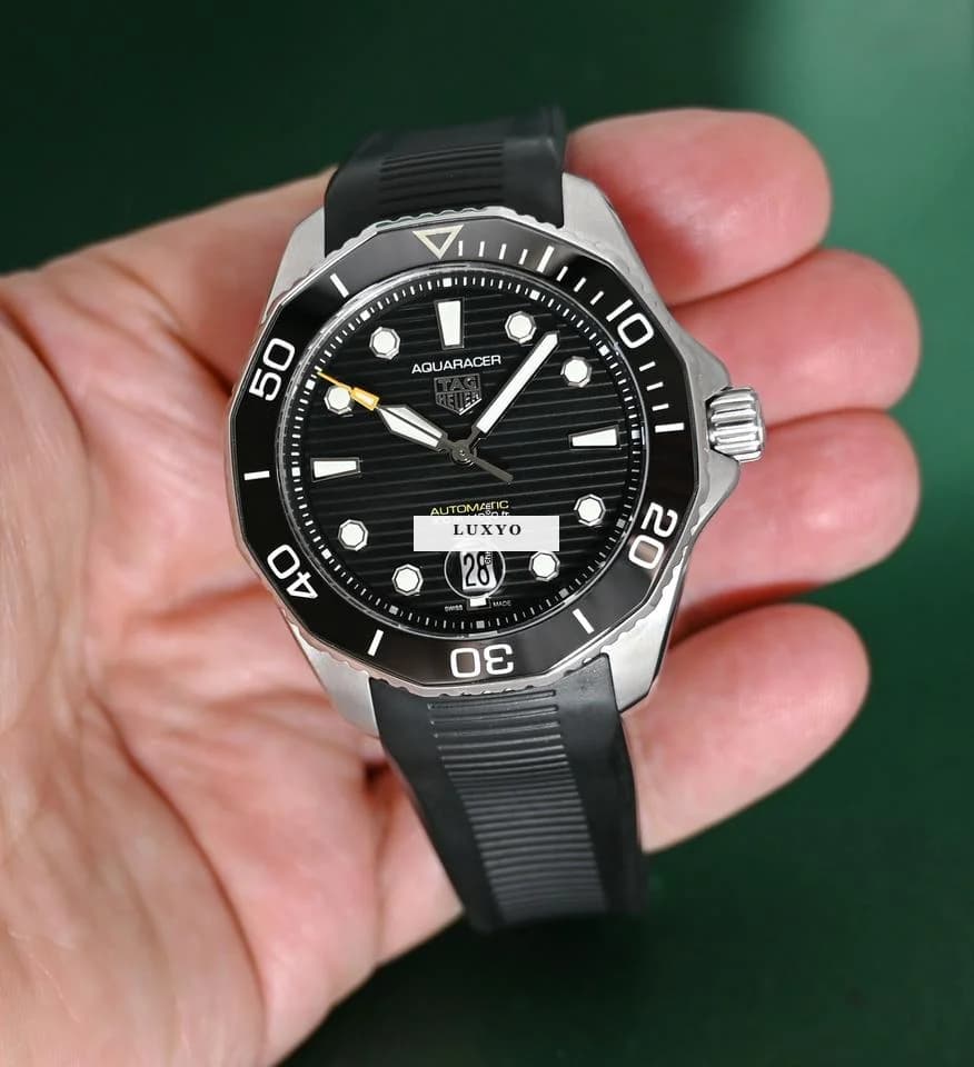 TAG Heuer Aquaracer Professional 300 43mm Automatic Date 43mm Black Dial Box&Papers - Thumbnail 7