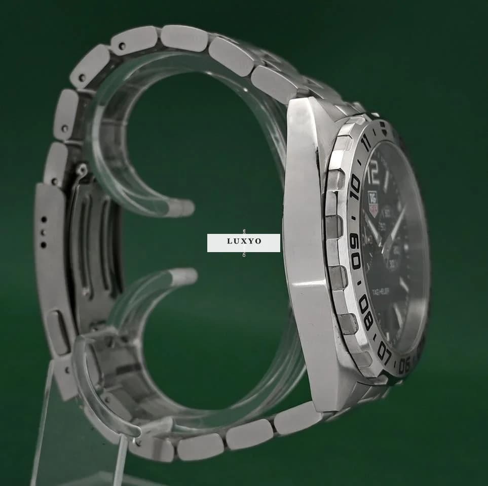 TAG Heuer Formula 1 Big Date Alarm 41mm Black Dial Stainless Steel - Thumbnail 4