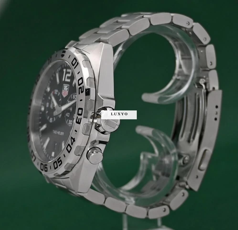 TAG Heuer Formula 1 Big Date Alarm 41mm Black Dial Stainless Steel - Thumbnail 5