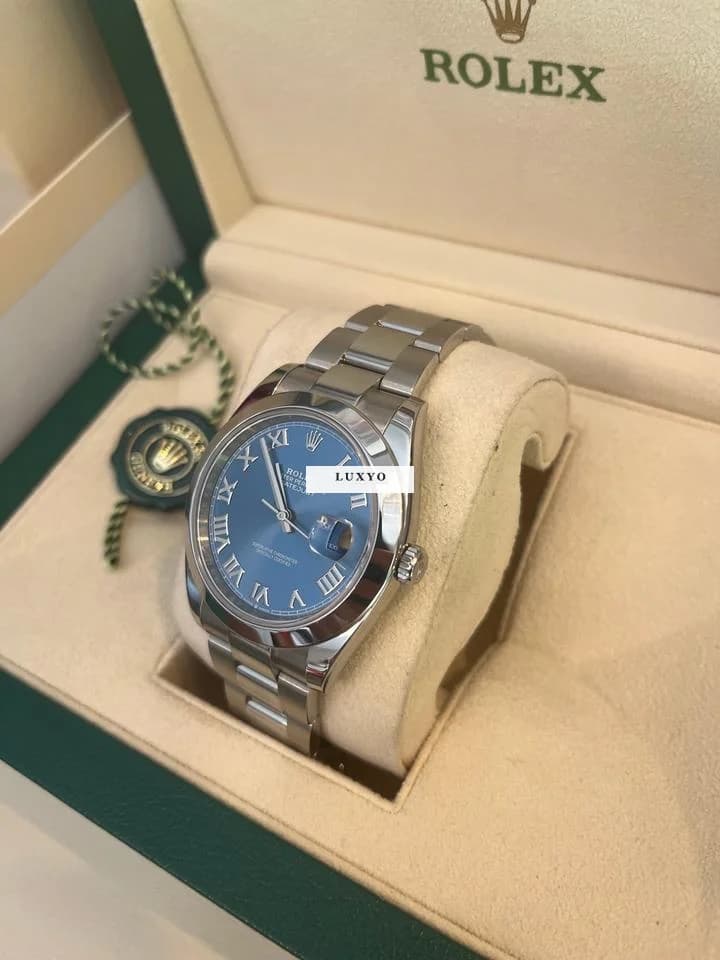 Rolex Datejust 41 Rolex Datejust 41 Full set -Azzuro 2Y Warranty - Dec 2022 - Thumbnail 3