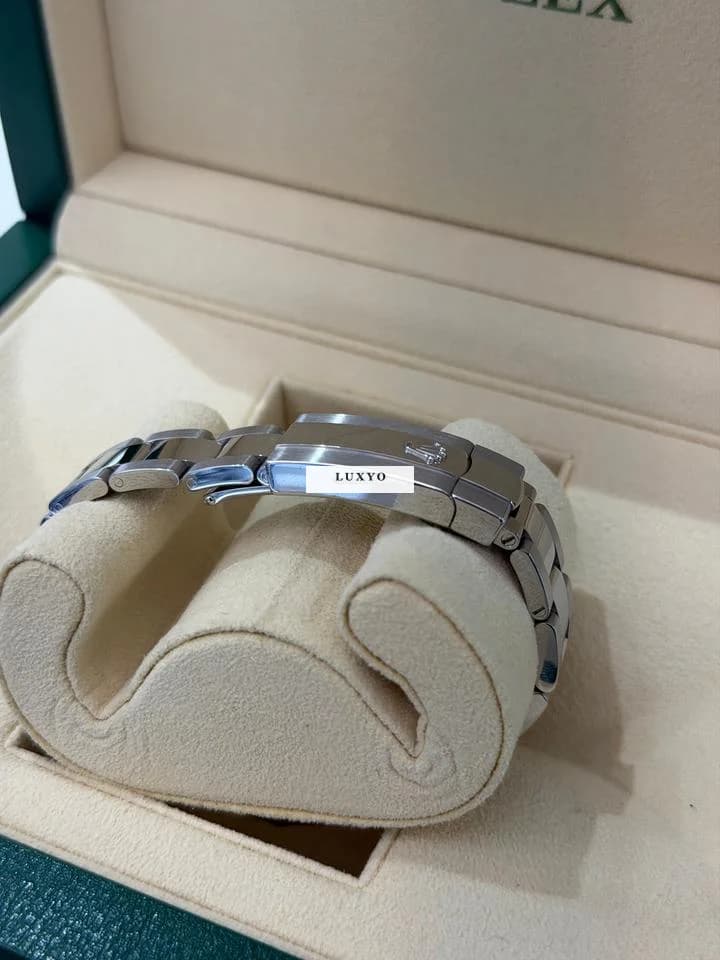 Rolex Datejust 31mm purple in diamanti ore 6 del 2021 full set excellent condition con documenti - Thumbnail 11