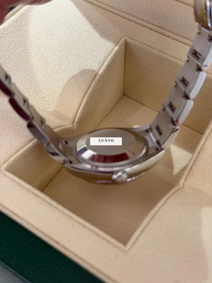 Rolex Datejust 31mm purple in diamanti ore 6 del 2021 full set excellent condition con documenti - Thumbnail 13