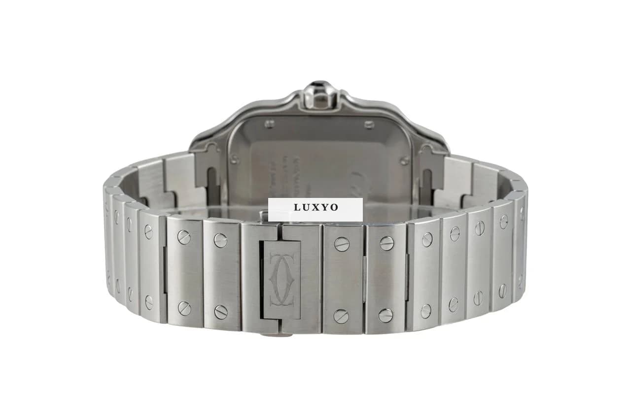 Cartier Santos Large Blue Stahl Automatik Herrenuhr Ref. WSSA0030 - Thumbnail 11
