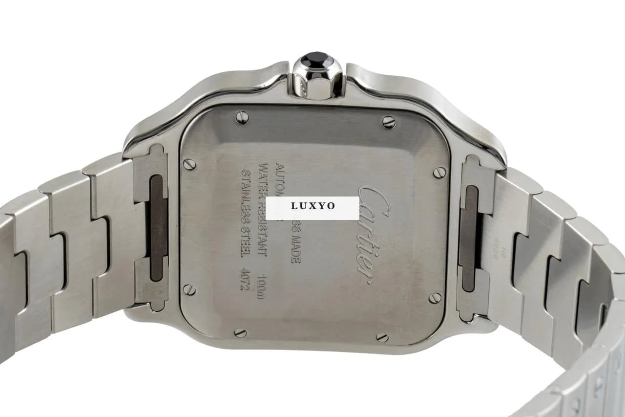 Cartier Santos Large Blue Stahl Automatik Herrenuhr Ref. WSSA0030 - Thumbnail 9
