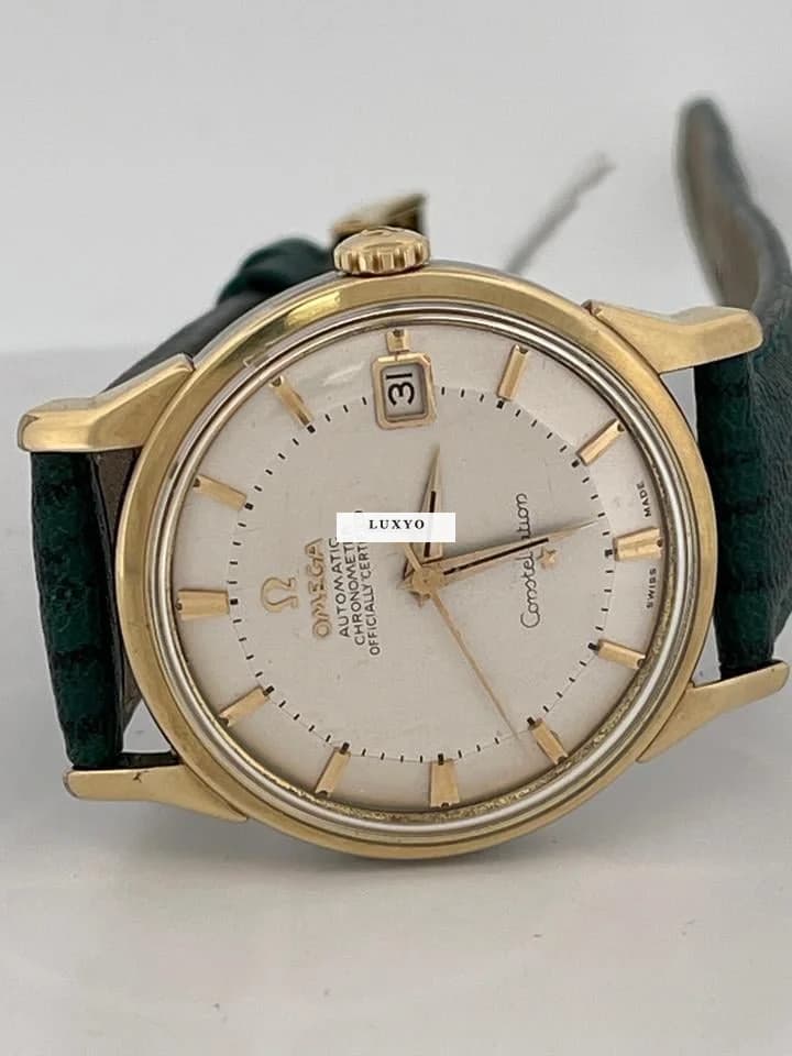 Omega Constellation Pie Pan 168 005 Gold Cup and steel. - Thumbnail 14