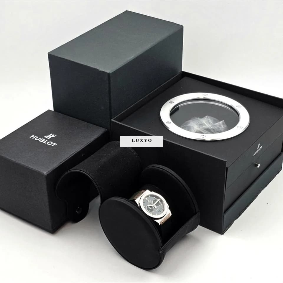 Hublot Classic Fusion  42 - 2020 box + papers | rose gold green - Thumbnail 10